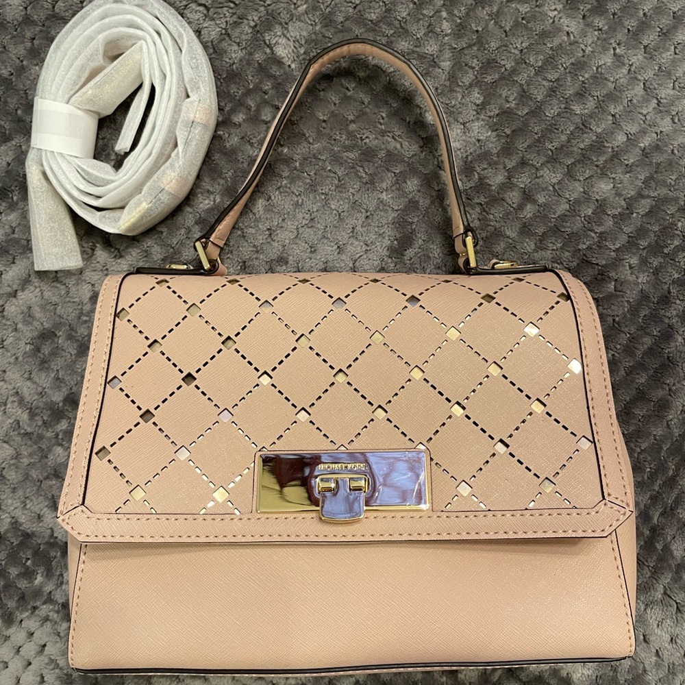 Michael Kors leather shoulder bag.